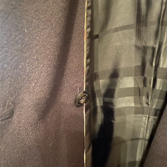 *SOLD* Burberry Wool Coat - Picture 5 of 6